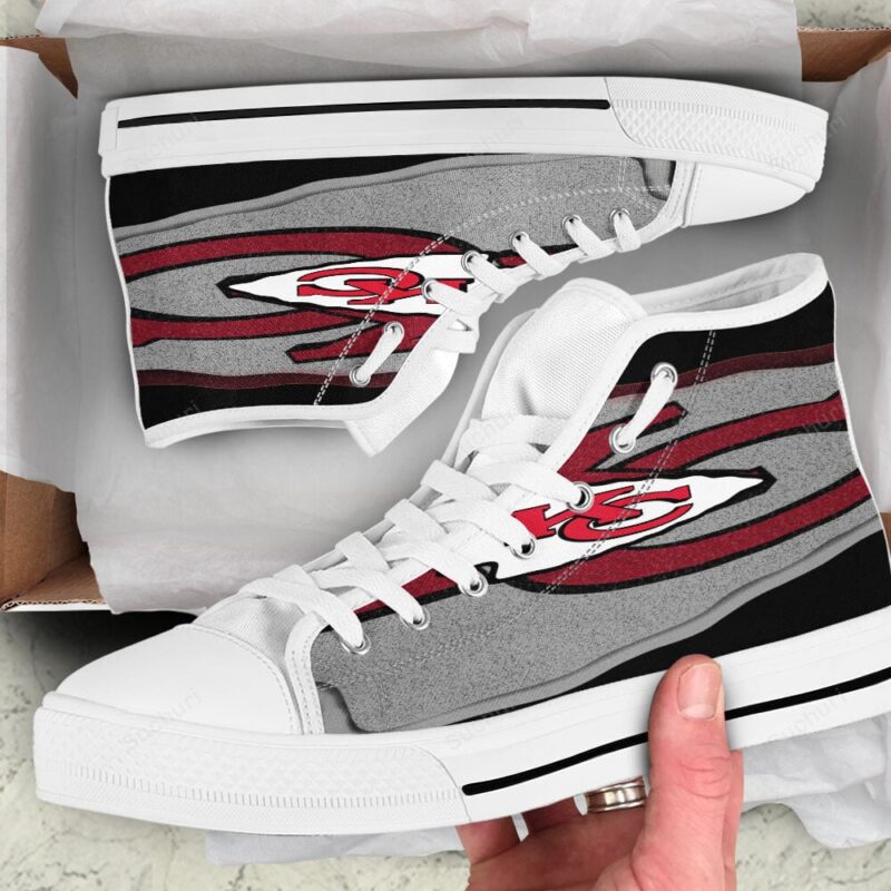 Kansas City Chiefs Emblem v2 High Top Shoes
