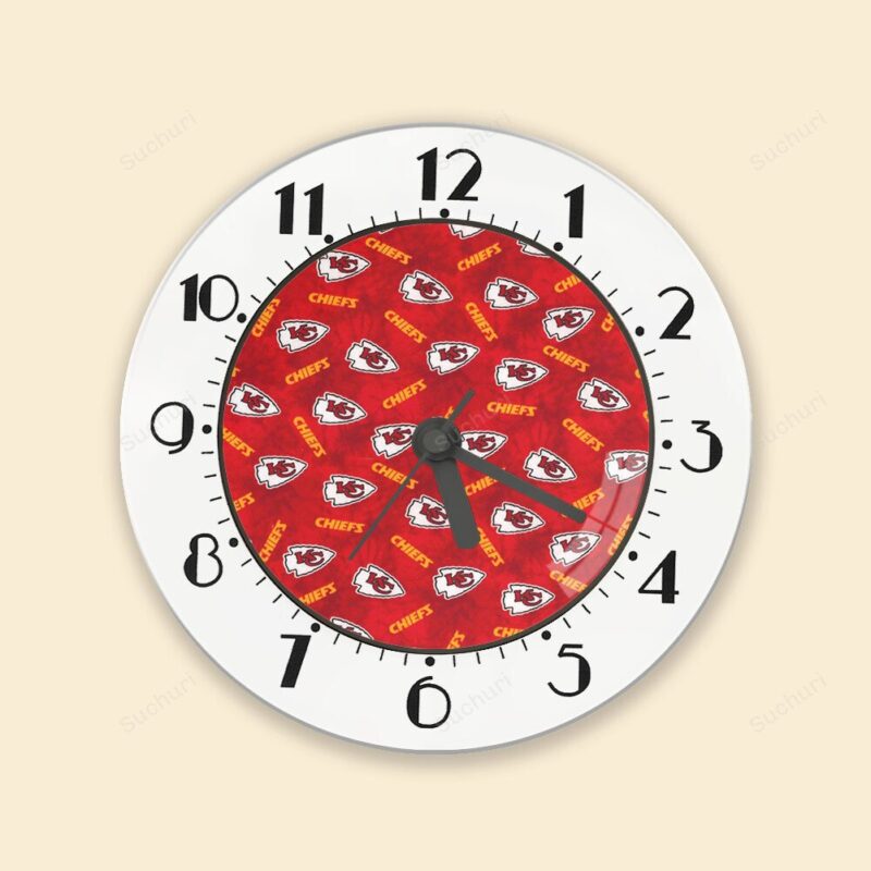 Kansas City Chiefs Emblem v3 Alarm Clock