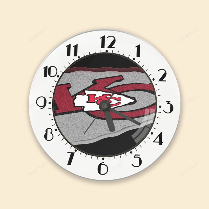 Kansas City Chiefs Emblem v5 Alarm Clock