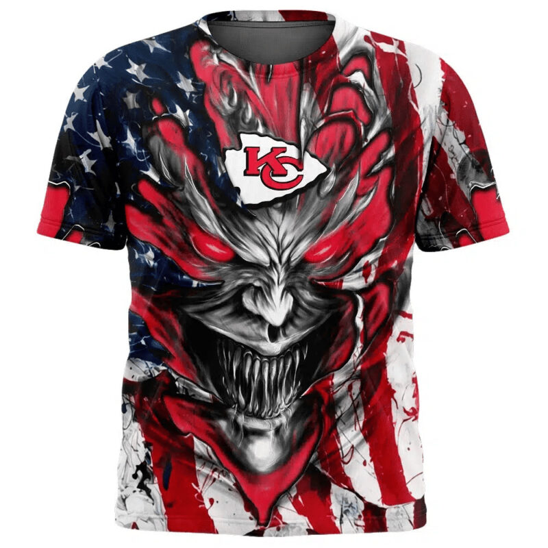 Kansas City Chiefs Fierce Patriot T-Shirt - ChiefsFam