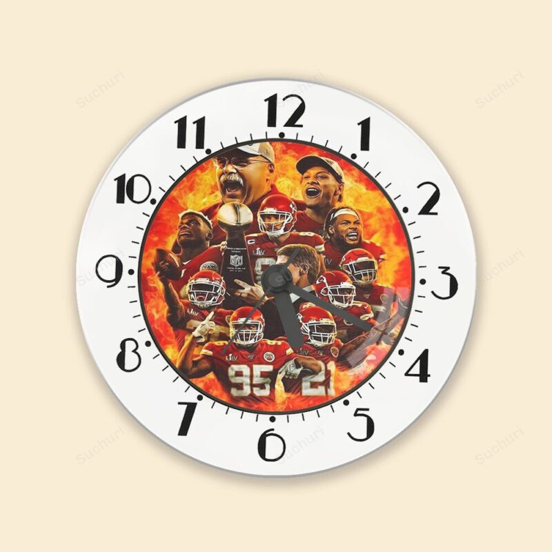 Kansas City Chiefs Fire Team Alarm Clock