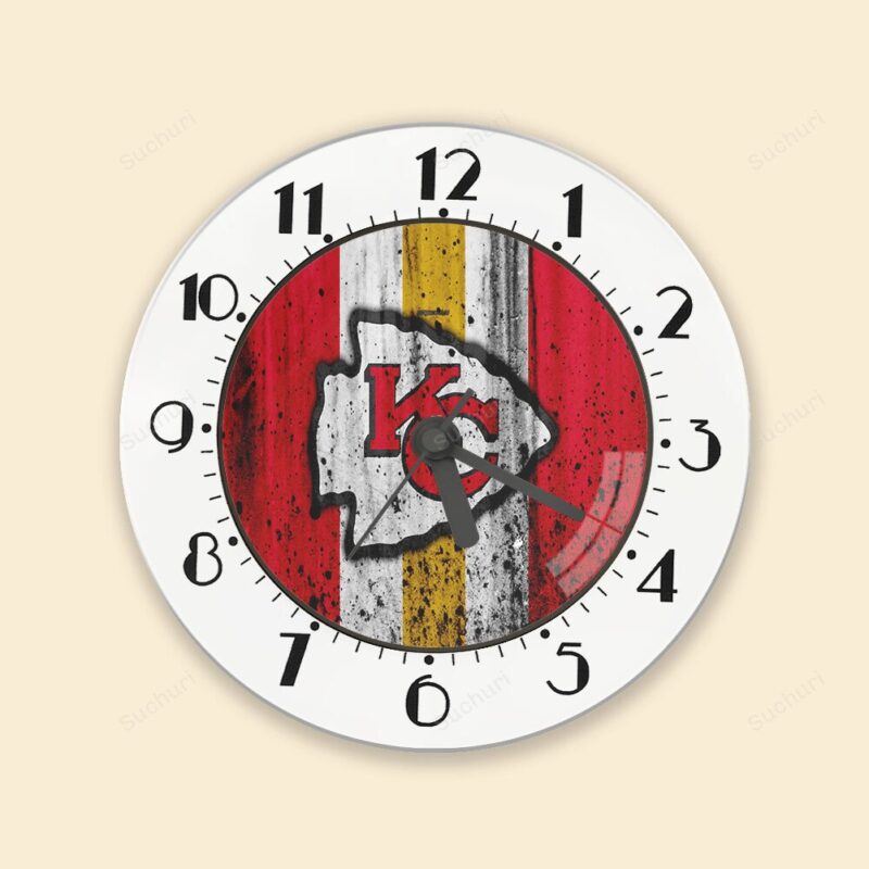 Kansas City Chiefs Grunge Alarm Clock