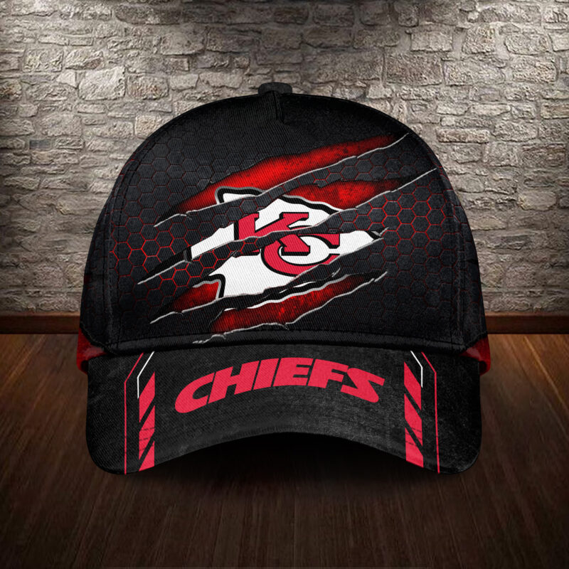 Kansas City Chiefs Hex Claw Baseball Cap - ChiefsFam