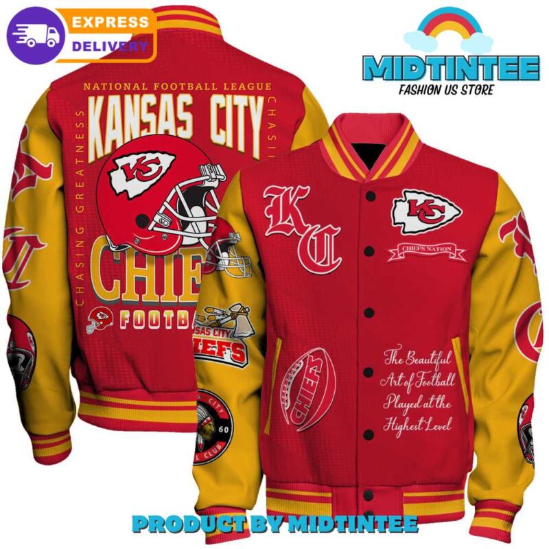 Kansas City Chiefs NFL 2024 American Football Conference Varsity Jacket - Midtintee