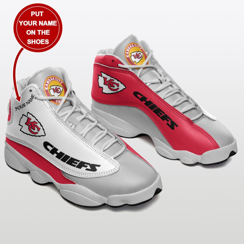Kansas City Chiefs Personalized Air JD13 Sneakers S0309 023