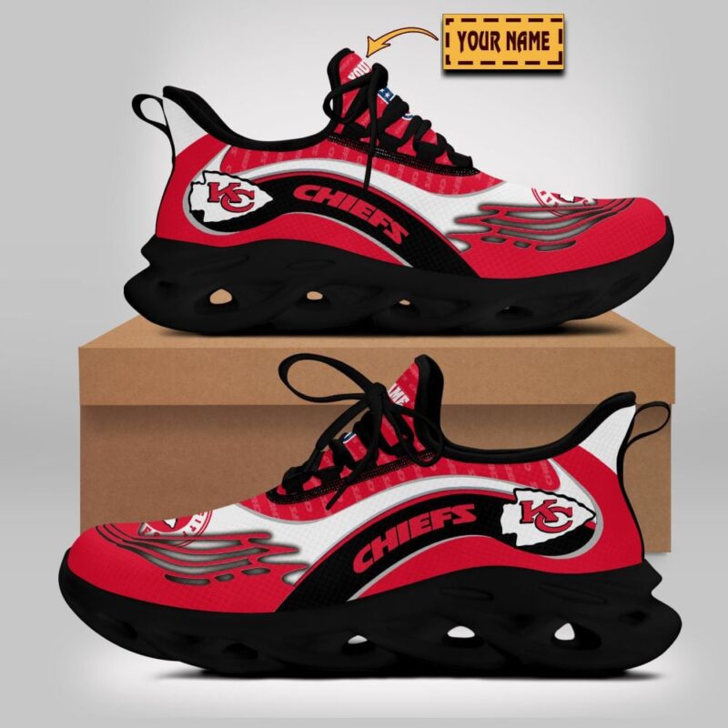 Kansas City Chiefs Personalized Yezy Running Sneakers SPDMS856