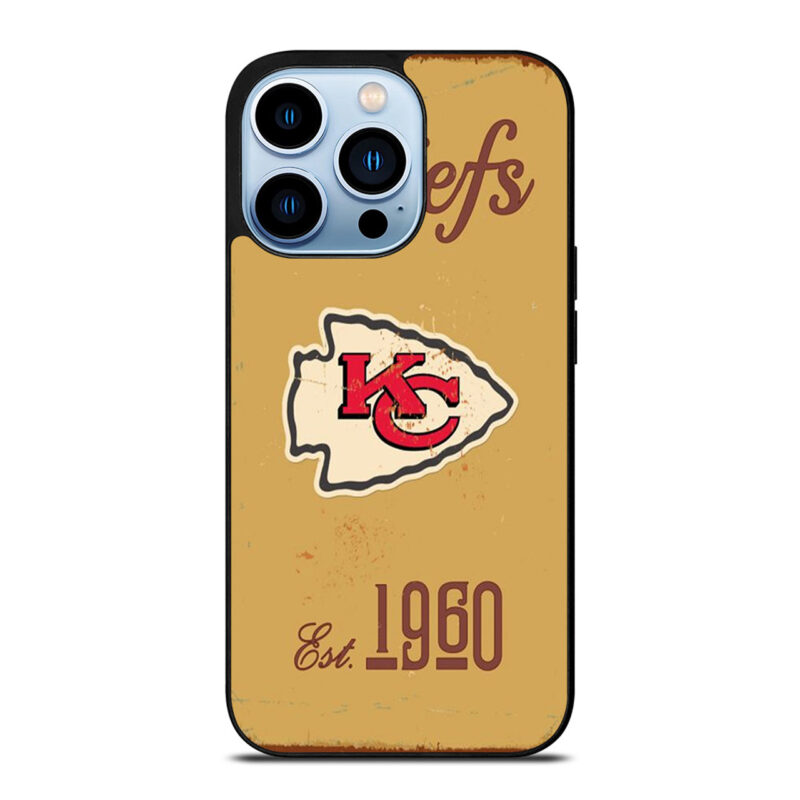 KANSAS CITY CHIEFS RUSTY LOGO iPhone Case Cover