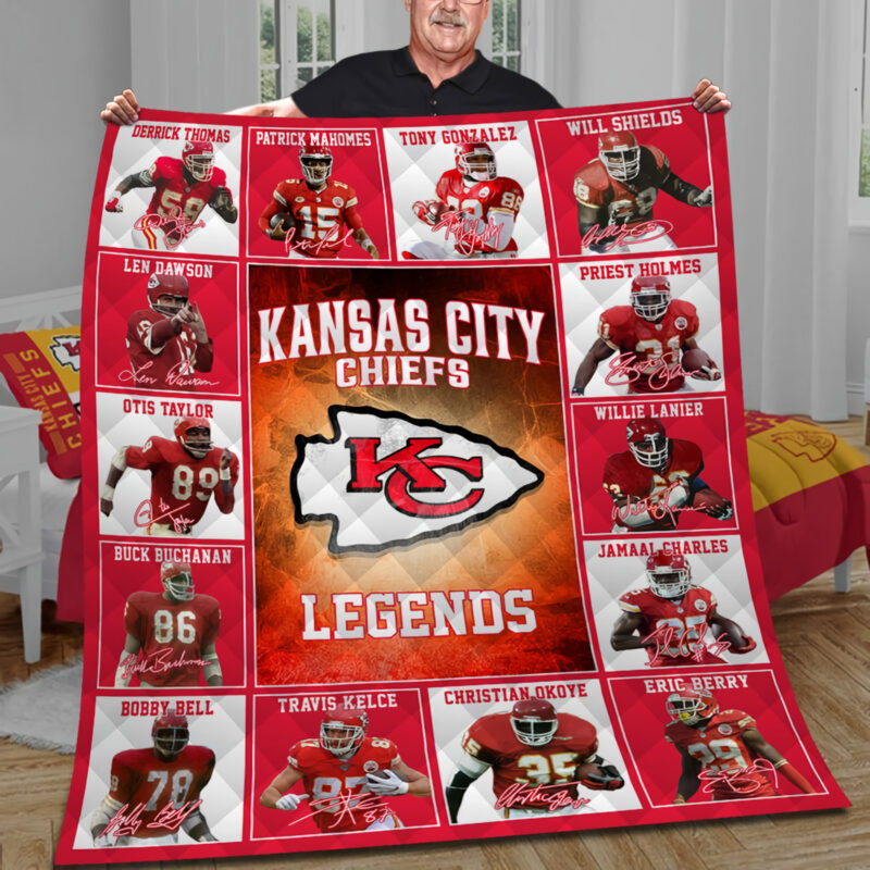 Kansas City Chiefs Super Bowl LVIII Premium Quilt