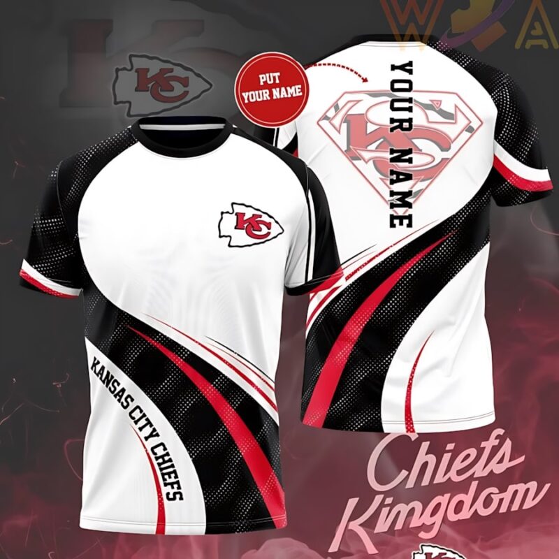 Kansas City Chiefs Super Fan Personalized 3D T-shirt - ChiefsFam