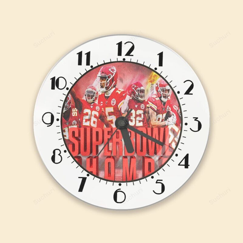 Kansas City Chiefs Team Champions Alarm Clock