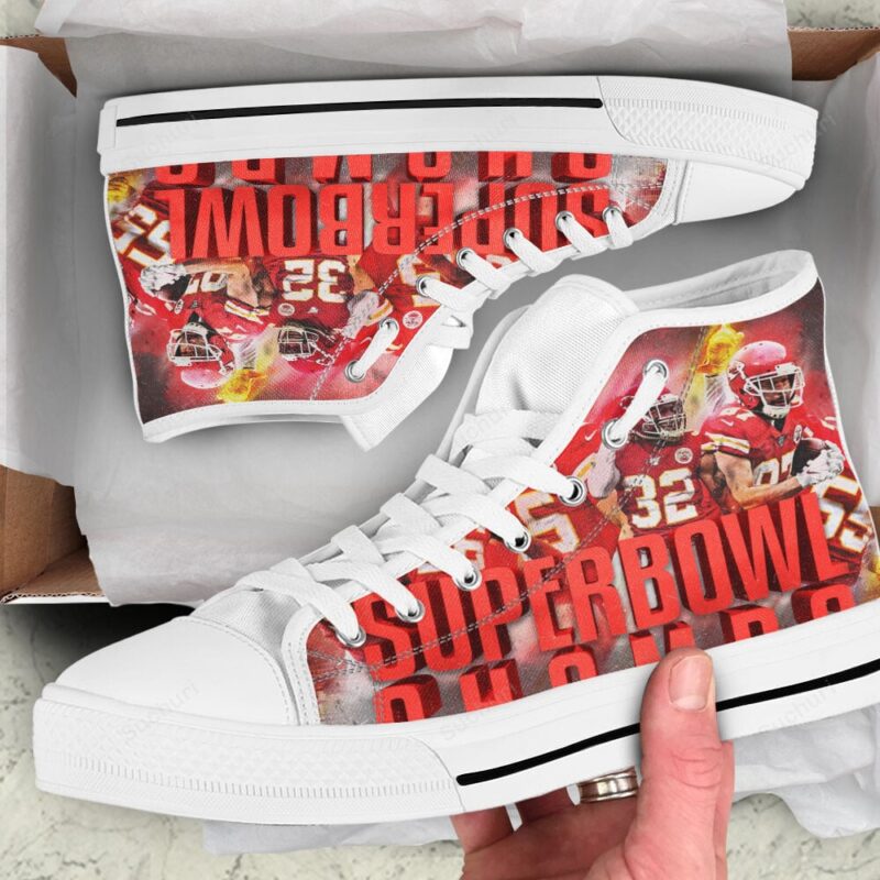 Kansas City Chiefs Team Champions High Top Shoes