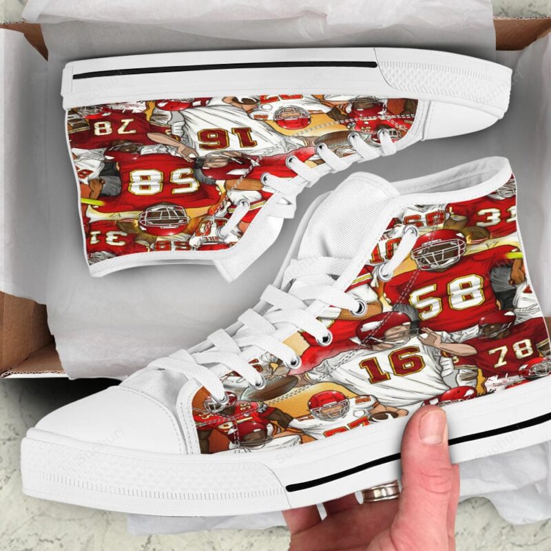 Kansas City Chiefs Team v12 High Top Shoes