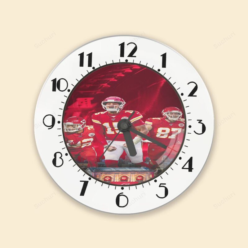 Kansas City Chiefs Team v13 Alarm Clock