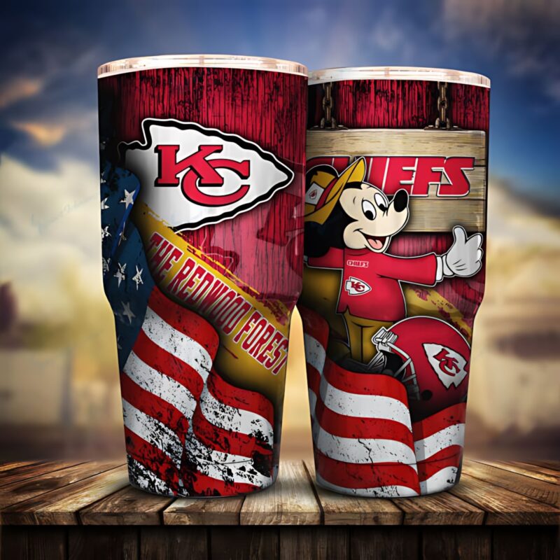 Kansas City Chiefs The Redwood Force Tumbler - ChiefsFam