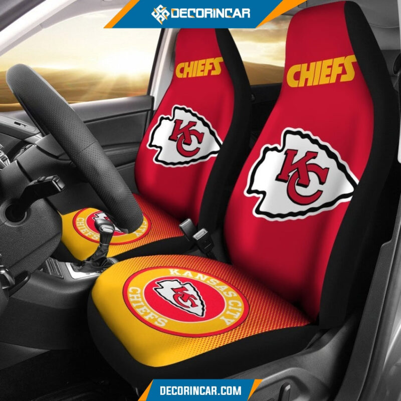 New Fashion Fantastic Kansas City Chiefs Car Seat Covers - ChiefsFam