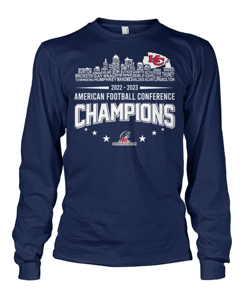 NFL Kansas City Chiefs American Football Conference Champions Lim - ChiefsFam