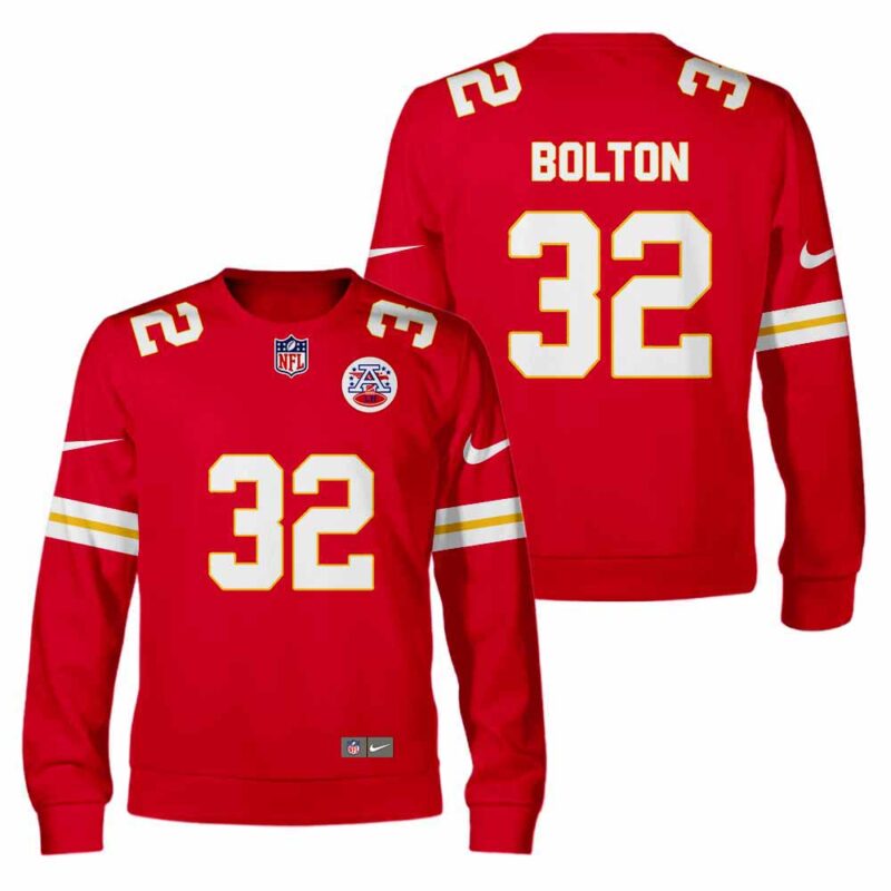 NFL Nick Bolton Kansas City Chiefs American Football Conference Champions Sweatshirt - ChiefsFam