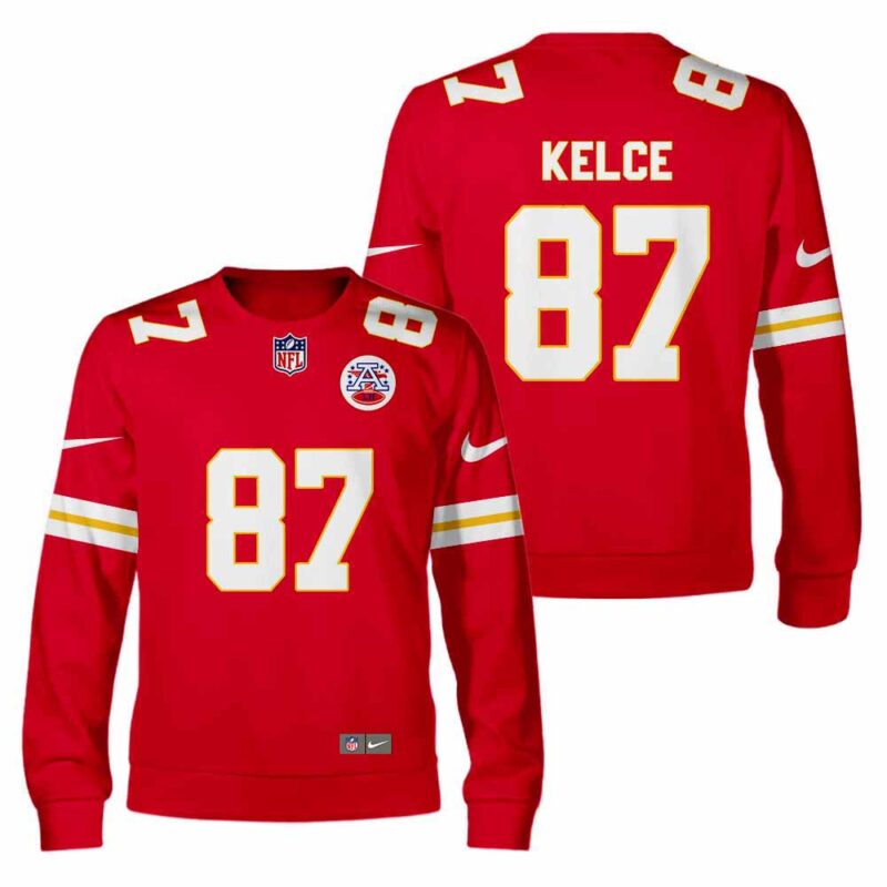 NFL Travis Kelce Kansas City Chiefs American Football Conference Champions Sweatshirt GTS009207 - ChiefsFam