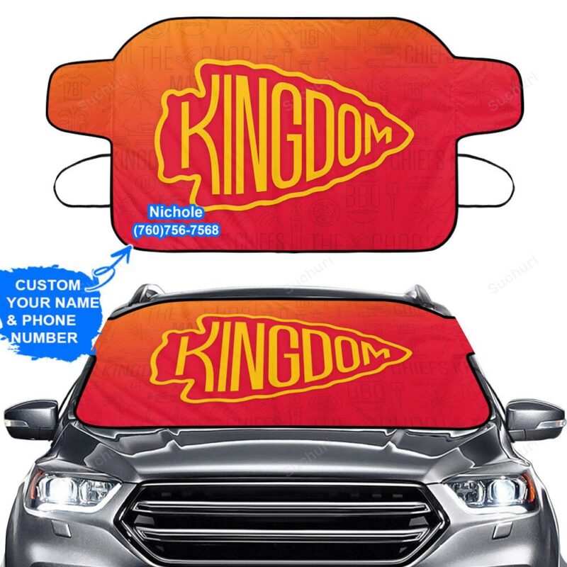 Personalized Name And Custom Your Phone Number Kansas City Chiefs Embl