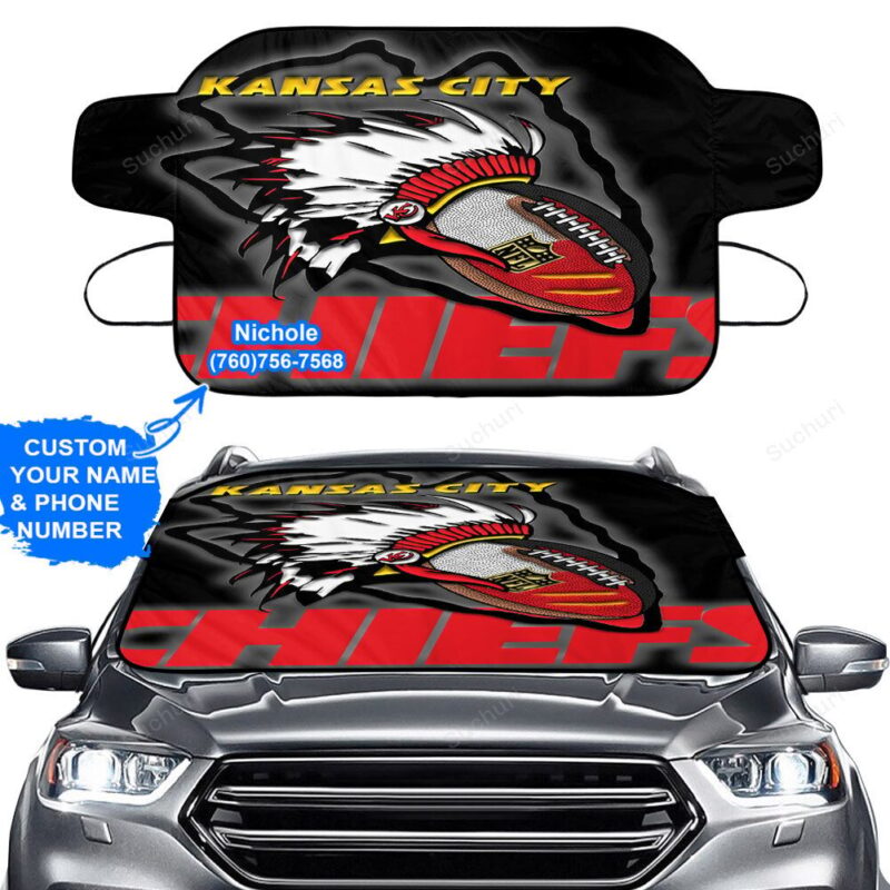 Personalized Name And Custom Your Phone Number Kansas City Chiefs Embl