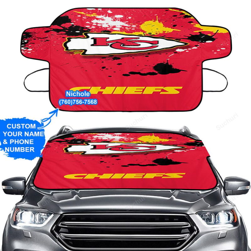 Personalized Name And Custom Your Phone Number Kansas City Chiefs Embl