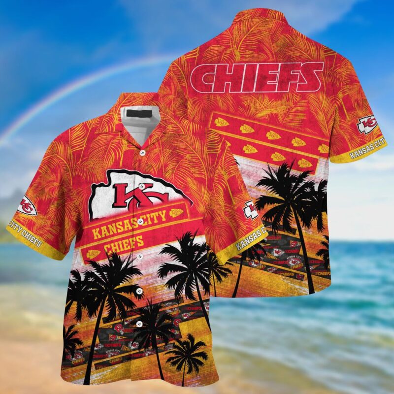 Tropical Chiefs Pride Sunset Edition Hawaiian Shirt - ChiefsFam