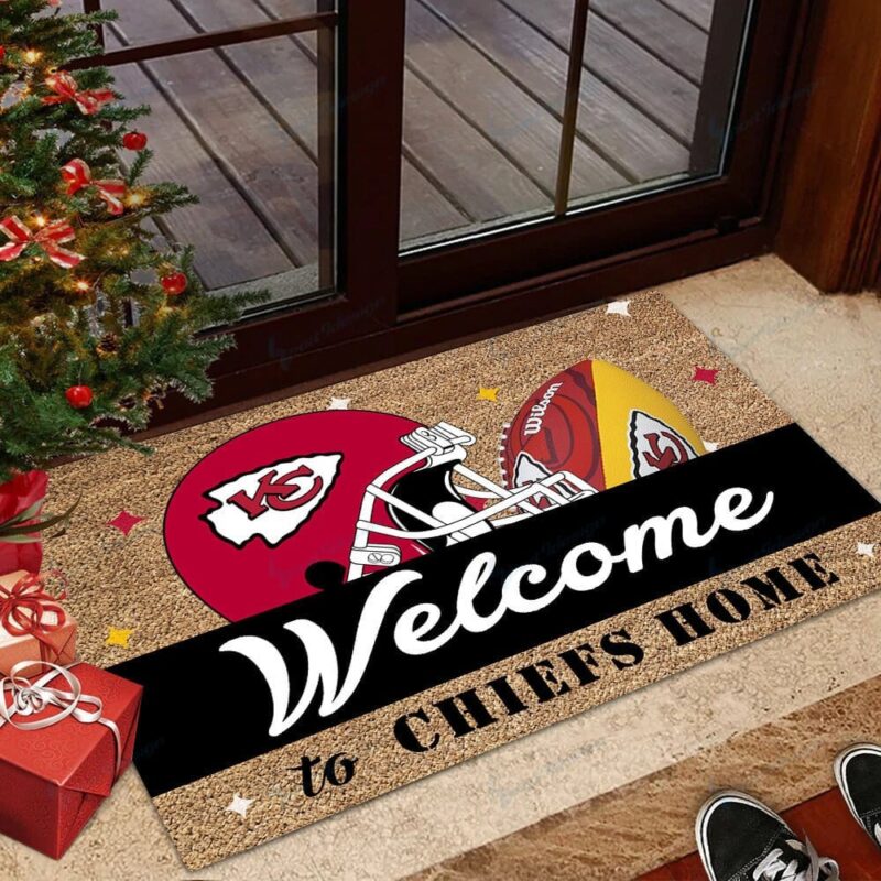 Welcome To Chiefs Home Doormat - ChiefsFam
