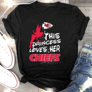 This is Printcess Loves Her Chiefs 2D T-shirt