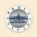 Dallas Cowboys Star Gray Alarm Clock