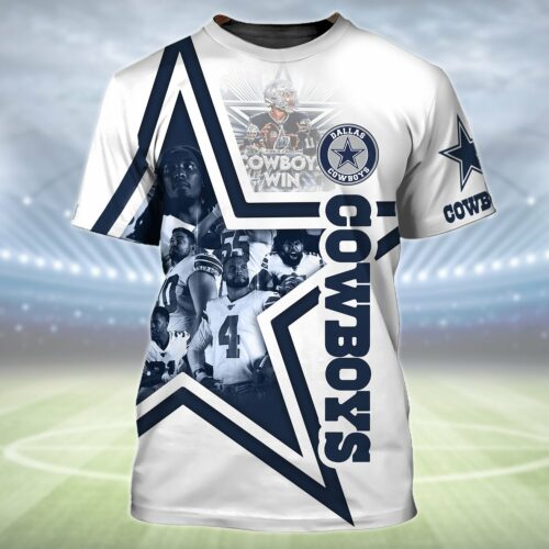 Dallas Cowboys 3D All Over Printed Hoodie T Shirt