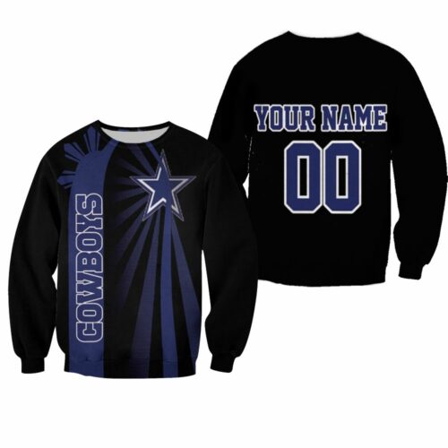 Dallas Cowboys 3d Personalized Sweater