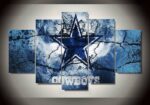 Dallas Cowboys 4 Sport – 5 Panel Canvas Art Wall Decor