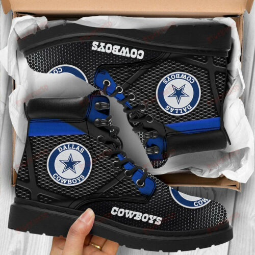 Dallas Cowboys Boots - Premium Shoes/ Premium Leather Boots - Gift For Sports Lovers 298