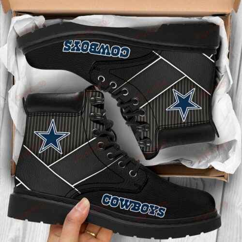 Dallas Cowboys Boots - Premium Shoes/ Premium Leather Boots - Gift For Sports Lovers 570