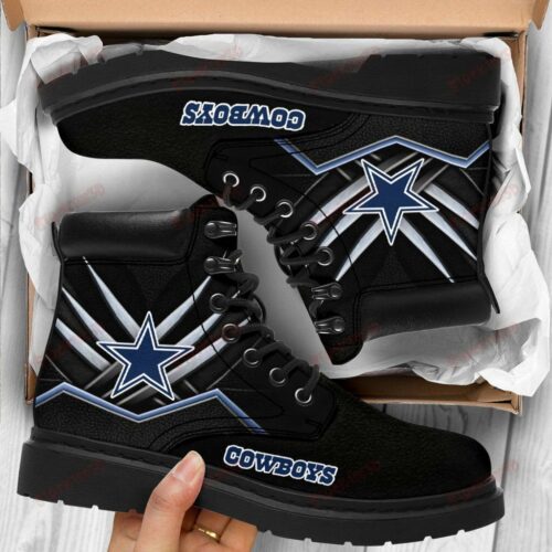 Dallas Cowboys Boots - Premium Shoes/ Premium Leather Boots - Gift For Sports Lovers 253