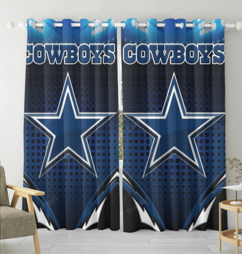 Dallas Cowboys Cowboys Stadium Light Blackout Window Curtain 2 Panels