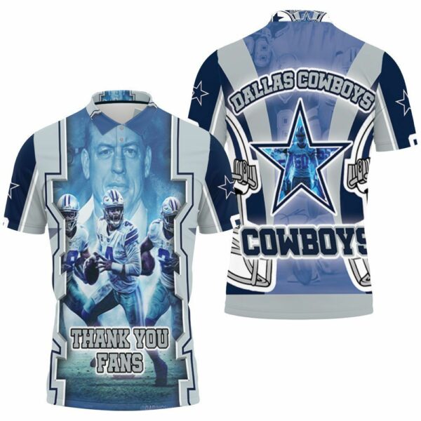 Dallas Cowboys East Division 2021 3D Polo Shirt All Over Print Jersey