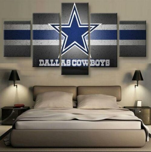 Dallas Cowboys Football Team – Sport 5 Panel Canvas Art Wall Decor