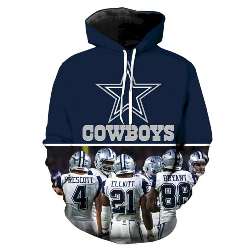 Dallas Cowboys Hoodies With Stars For Fans V56