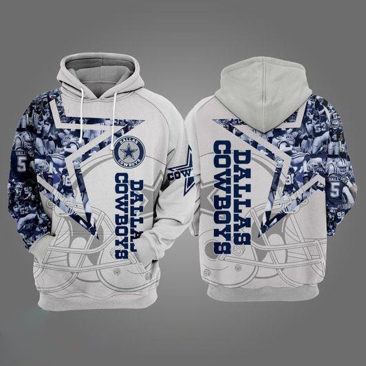 Dallas Cowboys Hoodies With Stars White V39