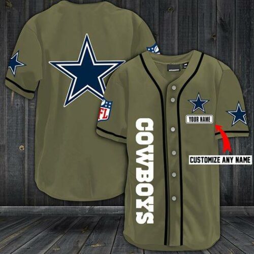 Dallas Cowboys Jersey Custom Name V20