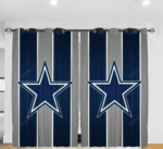 Dallas Cowboys Logo Blackout Window Curtain 19 For Living Room Bed Roo