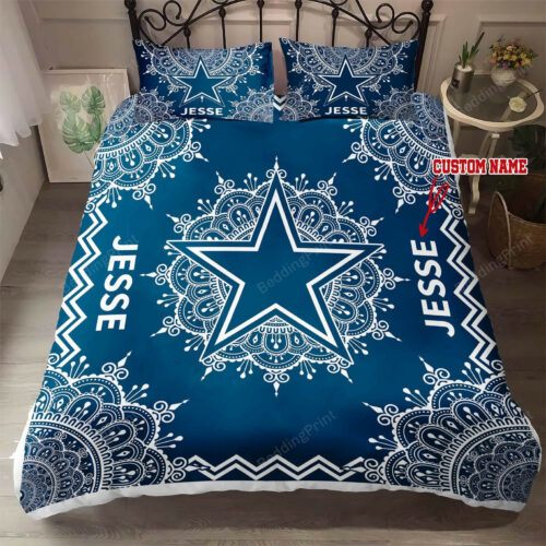 Dallas Cowboys NFL Fan Custom Name Bedding Set – Ideal for Everyday Relaxation