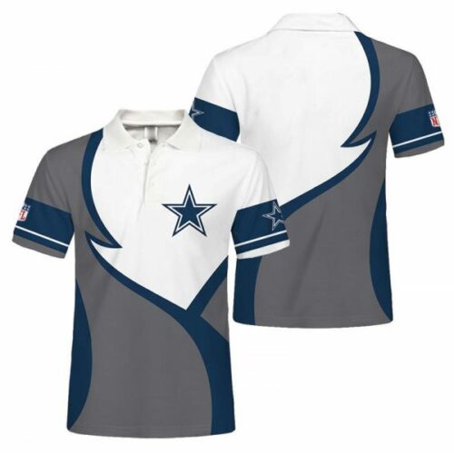 Dallas Cowboys Polo Shirt Pl05 Mens 3D