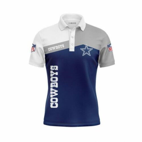 Dallas Cowboys Polo Shirt Pl06 Mens 3D