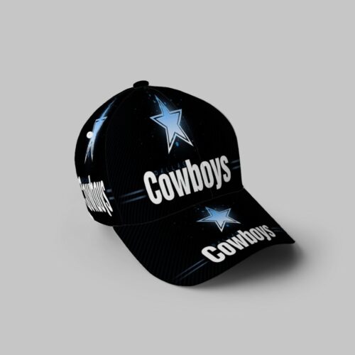 Dallas Cowboys Star Blue Light 3D Printing Baseball Cap Classic Hat - Potatoke