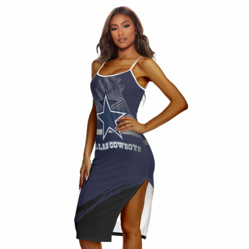 Dallas Cowboys - Women's Back Cross Cami Dress