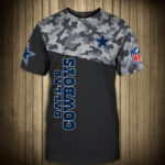 Dallas Cowboys Military T Shirt 3D Short Sleeve V01