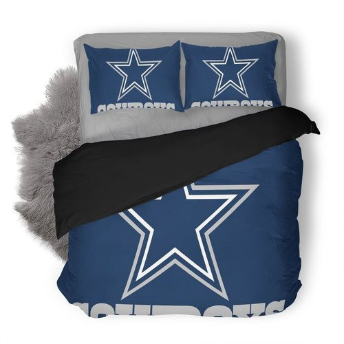 Personalized 3D NFL Dallas Cowboys Bedding Set – Ideal for Everyday Relaxation