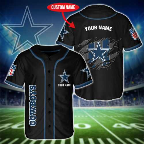 Personalized Dallas Cowboys Baseball Jersey - Hot Sale 2025